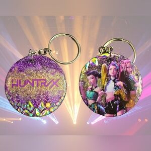 HUNTR/X Purple Glitter Keychain